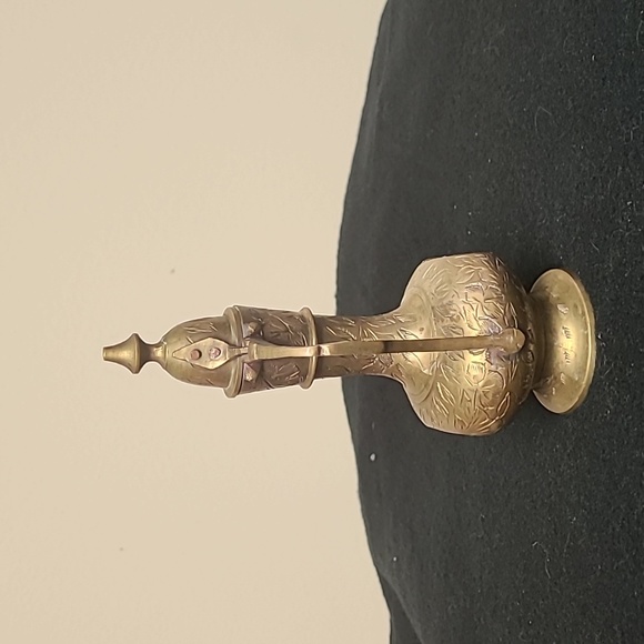 Saran Brass Indian Tea Water Pot - Picture 2 of 8